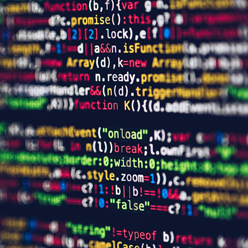words on computer screen